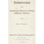 Casanova de Seingalt, Giacomo
