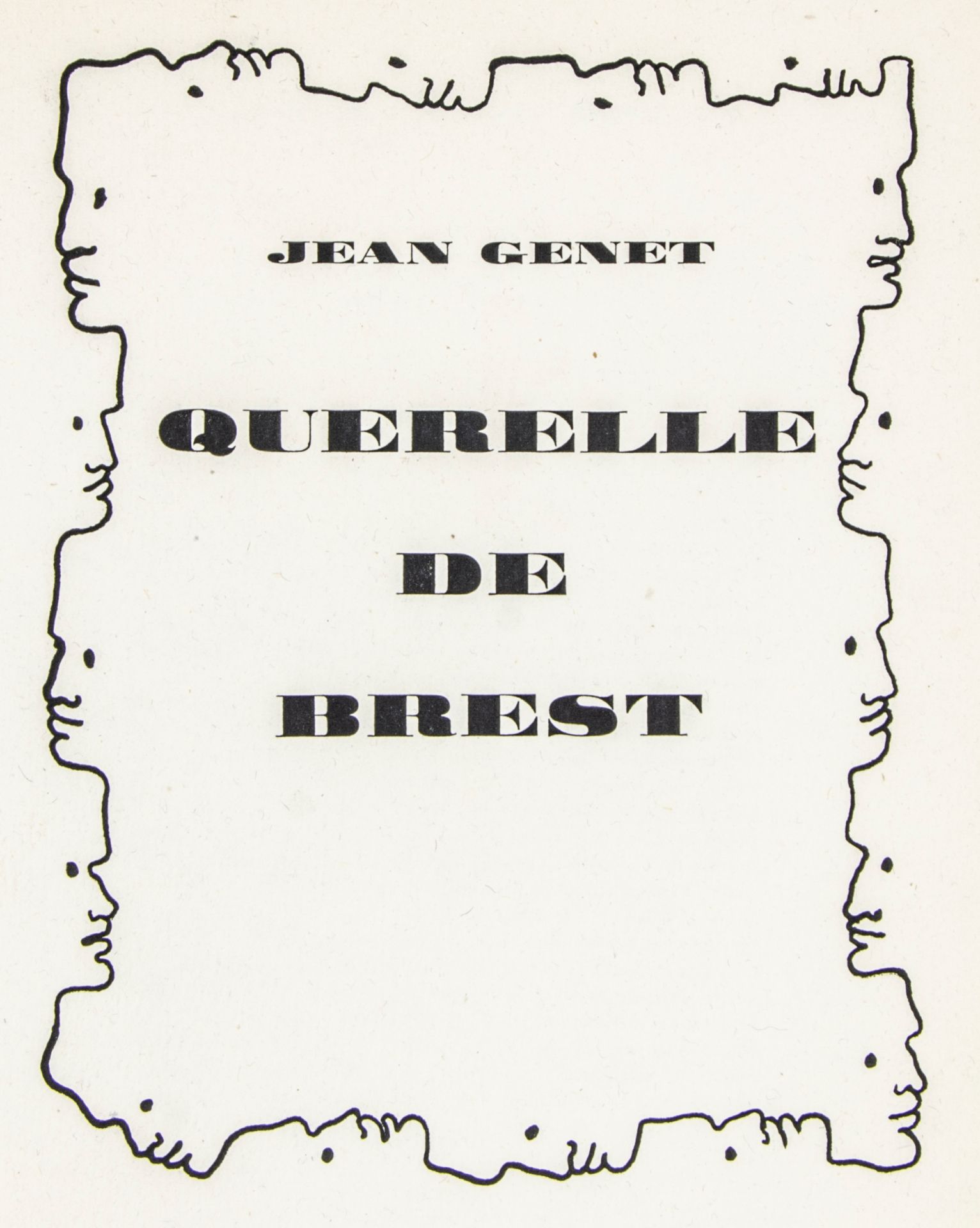 Cocteau, Jean - - Genet, Jean. - Bild 2 aus 5