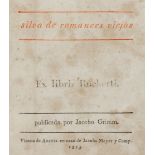 Grimm, Jacob. Silva de Romances viejos