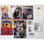 DAVID BOWIE / POP STARS - TICKETS AND PROGRAMMES.