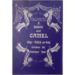 CAMEL - AN ORIGINAL 1970S CONCERT POSTER,