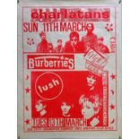 CHARLATANS / LUSH 1990 POSTER.