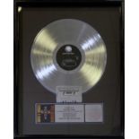 GUNS N' ROSES - APPETITE FOR DESTRUCTION - RIAA AWARD