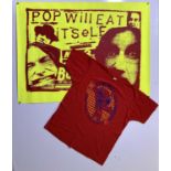 POP WILL EAT ITSELF CONCERT POSTER AND T-SHIRT.