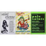 1990S INDIE / POP POSTERS - ST ETIENNE / PALE SAINTS ETC.