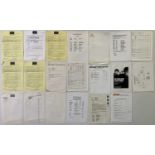 THE CHARLATANS COLLECTION - CONTRACTS / PAPERWORK.