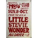 STEVIE WONDER - 1967 UK CONCERT POSTER.