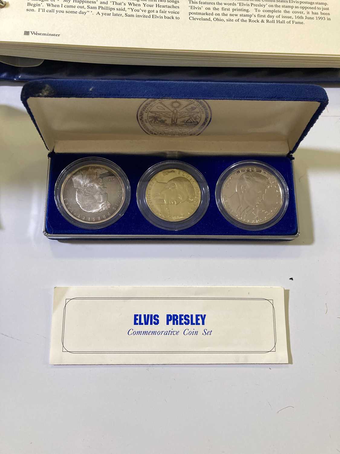 ELVIS PRESLEY - COLLECTABLES INC SILVER COINS. - Image 3 of 3
