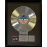 RATT - RIAA AWARD.