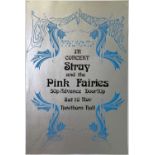 PINK FAIRIES ORIGINAL 1973 CONCERT POSTER.