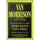 VAN MORRISON - MULTIPLE COPIES OF 2000 NEWCASTLE POSTER.