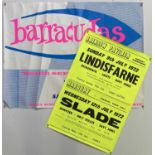 SLADE / BARRACUDAS - TORQUAY CONCERT POSTERS.