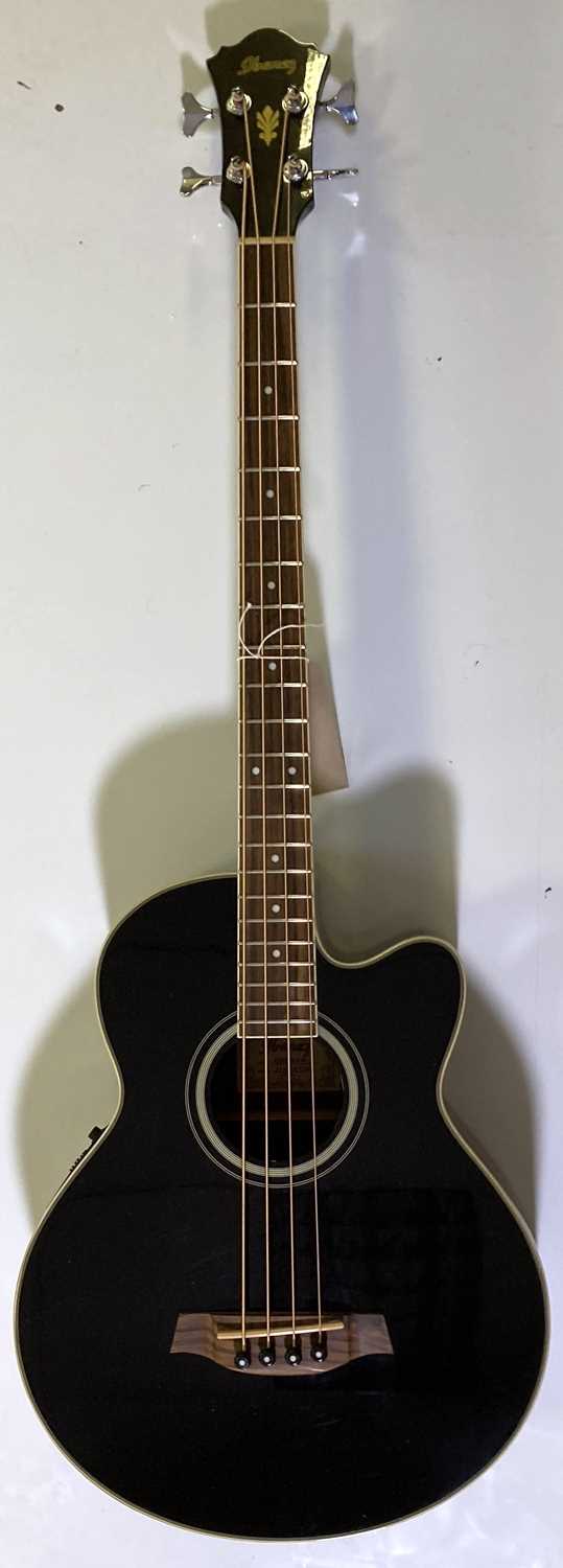 IBANEZ AEB8E ACOUSTIC BASS GUITAR.