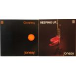 JONESY - KEEPING UP & GROWING LPs (ORIGINAL UK COPIES ON DAWN)