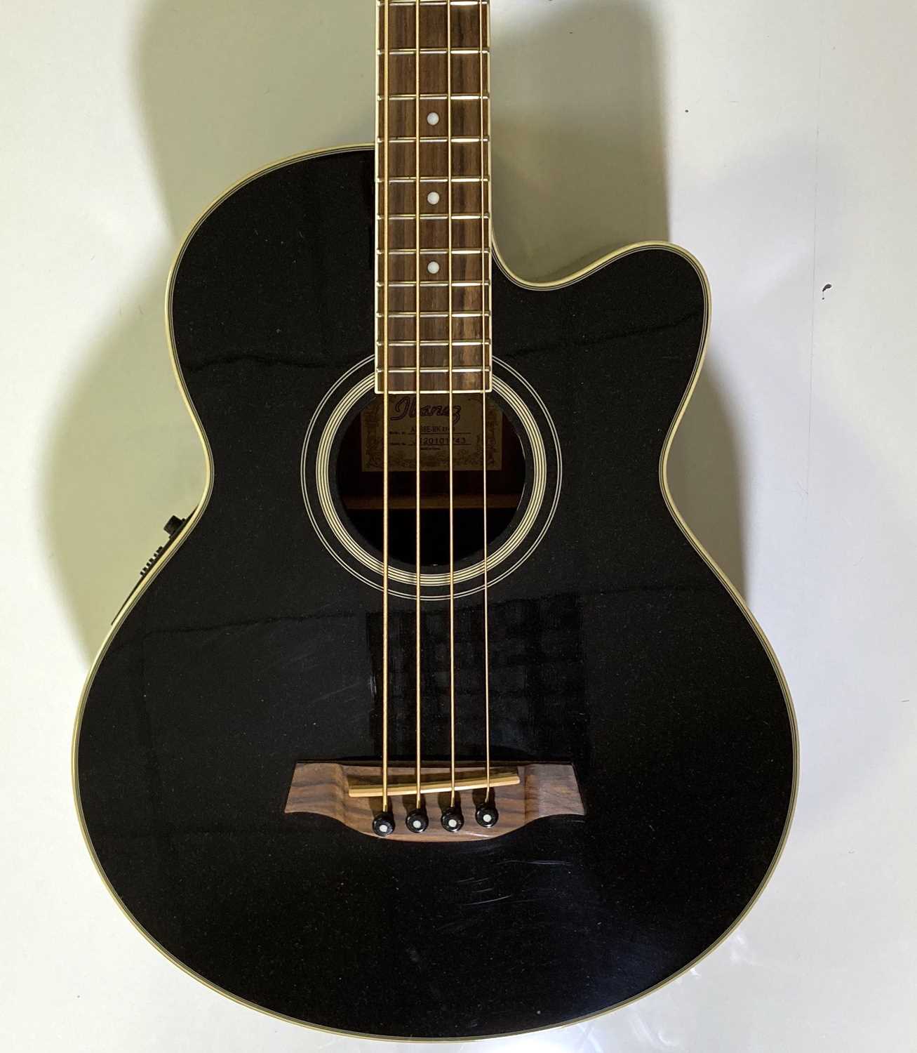 IBANEZ AEB8E ACOUSTIC BASS GUITAR. - Image 2 of 7