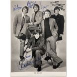 BEE GEES 1960S FULL SET OF AUTOGRAPHS.