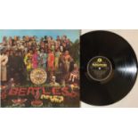 THE BEATLES - SGT. PEPPER'S LONELY HEARTS CLUB BAND LP (ORIGINAL UK 'WIDE SPINE' STEREO COPY - PCS 7