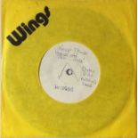 WINGS - GIVE IRELAND BACK TO THE IRISH 7" (UK WHITE LABEL TEST PRESSING - R 5936)