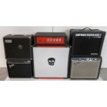 GUITAR AMPLIFIERS (FENDER, ZOOM, SESSION).