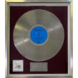 PINK FLOYD - 1974 AWARD FOR RELICS.