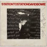 DAVID BOWIE - A SIGNED COPY OF STATION TO STATION.