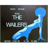 BOB MARLEY AND THE WAILERS - ORIGINAL AND RARE 1973 CONCERT POSTER.
