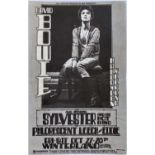 DAVID BOWIE - ORIGINAL WINTERLAND HANDBILL.