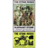 THE STONE ROSES 1989 PROMO POSTER / NEWCASTLE GIG POSTER.
