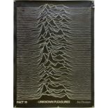 JOY DIVISION - AN ORIGINAL UNKNOWN PLEASURES POSTER.