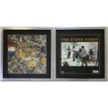 THE STONE ROSES - FULLY SIGNED DEBUT ALBUM FRAMED.