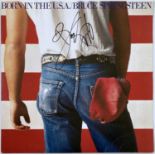 BRUCE SPRINGSTEEN - SIGNED COPY OF BORN IN THE USA.