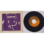 THE CRAMPS - HUMAN FLY/DOMINO 7" (US 1978 COPY - VENGEANCE RECORDS 668)