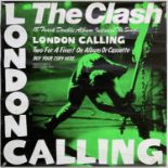 THE CLASH - AN ORIGINAL LONDON CALLING PROMOTIONAL POSTER.