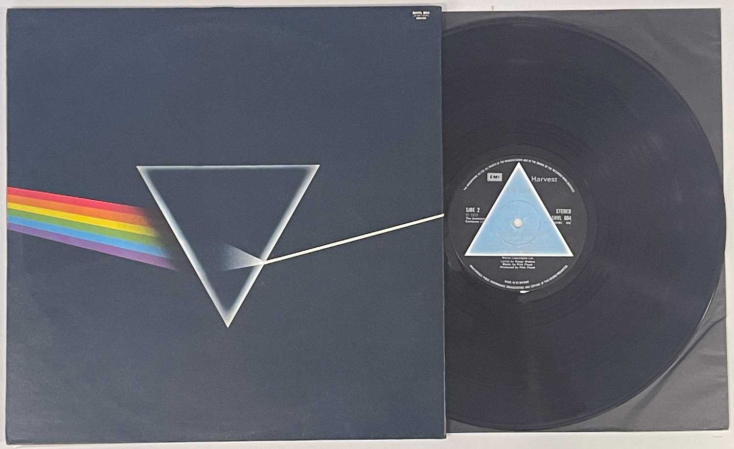 PINK FLOYD - THE DARK SIDE OF THE MOON LP (1ST UK 'SOLID BLUE' COPY - SHVL 804) - Image 2 of 8