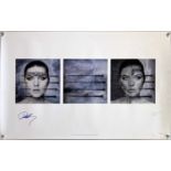 DEBBIE HARRY / BLONDIE / HR GIGER SIGNED PRINT.