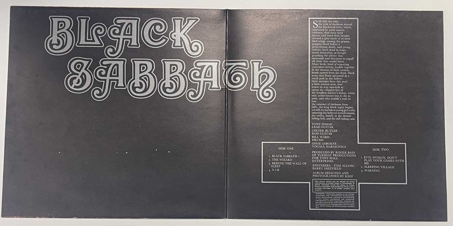 BLACK SABBATH - S/T LP (UK 2ND PRESS - LARGE SWIRL - VO6) - Image 3 of 3