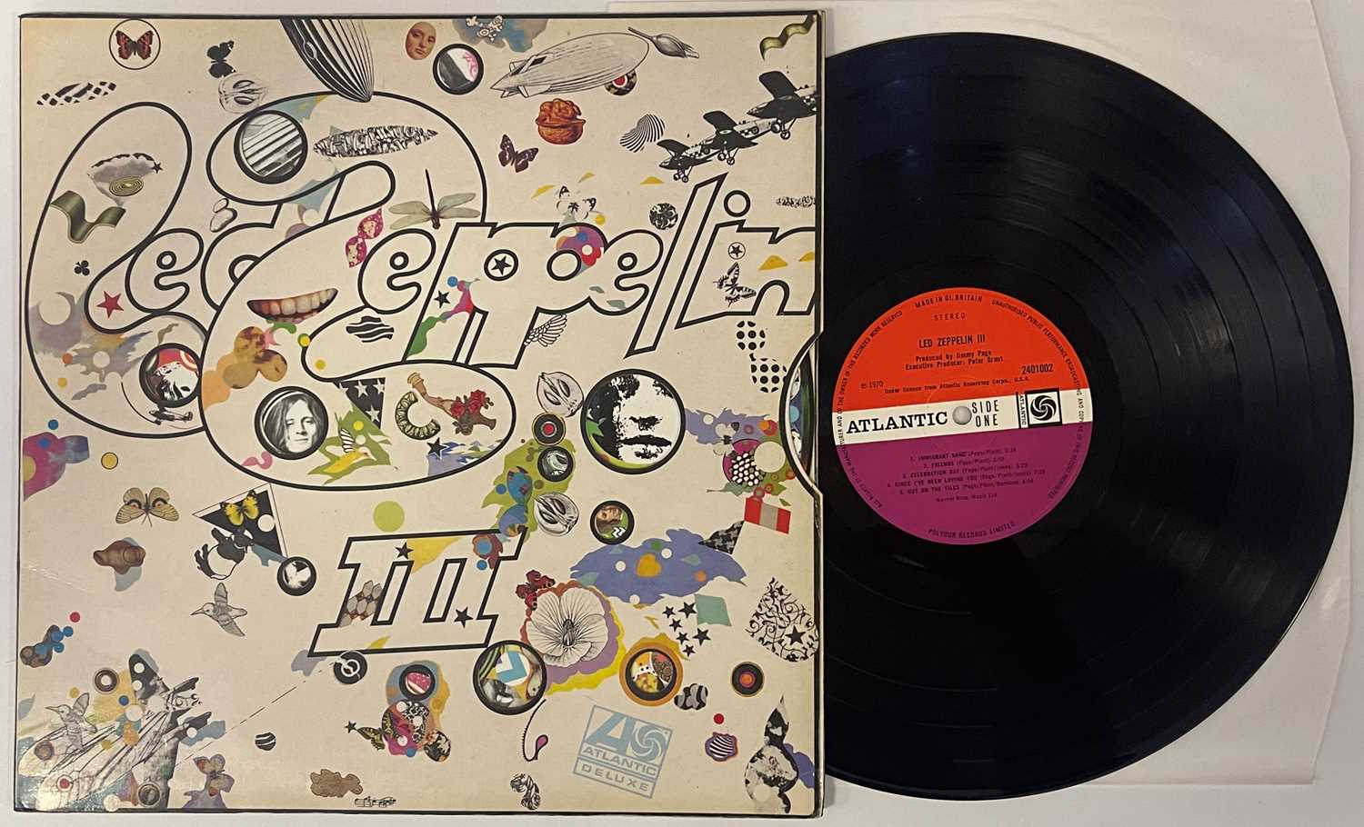 LED ZEPPELIN - III LP (ORIGINAL UK COPY - ATLANTIC 2401002)