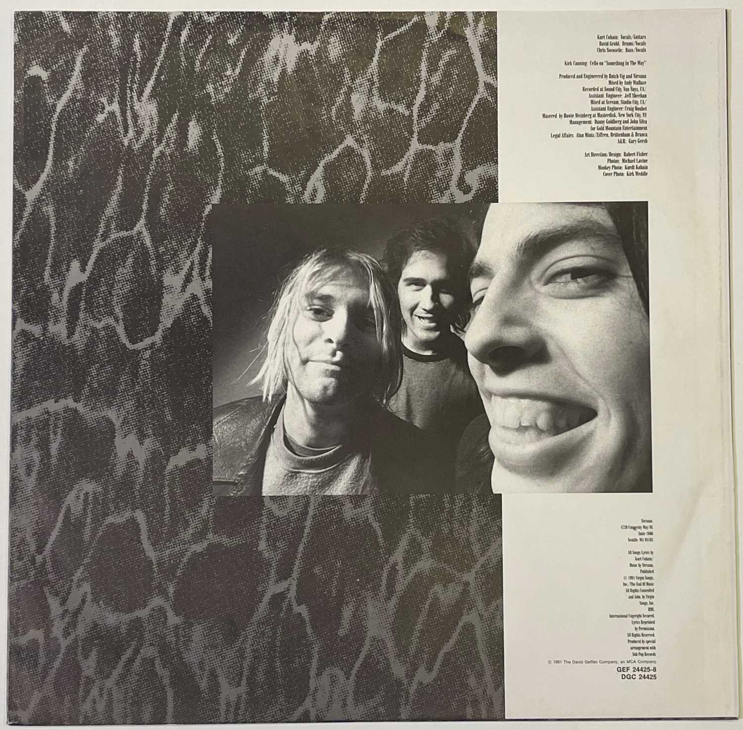 NIRVANA - NEVERMIND LP (ORIGINAL 1991 EU COPY - GEF 24425) - Image 4 of 4