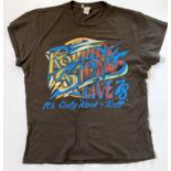 THE ROLLING STONES - A T-SHIRT OWNED AND WORN BY MICK JAGGER.