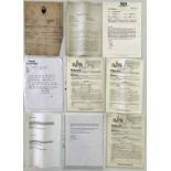 THE STONE ROSES - TOUR CONTRACTS / PAPERWORK ETC.
