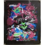 THE CURE - SIGNED TAMPA CONCERT POSTER.