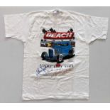 THE BEACH BOYS - FULLY SIGNED T-SHIRT.