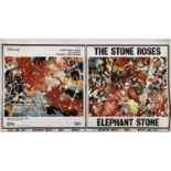 THE STONE ROSES - ELEPHANT STONE PROOF SLEEVE DESIGN.