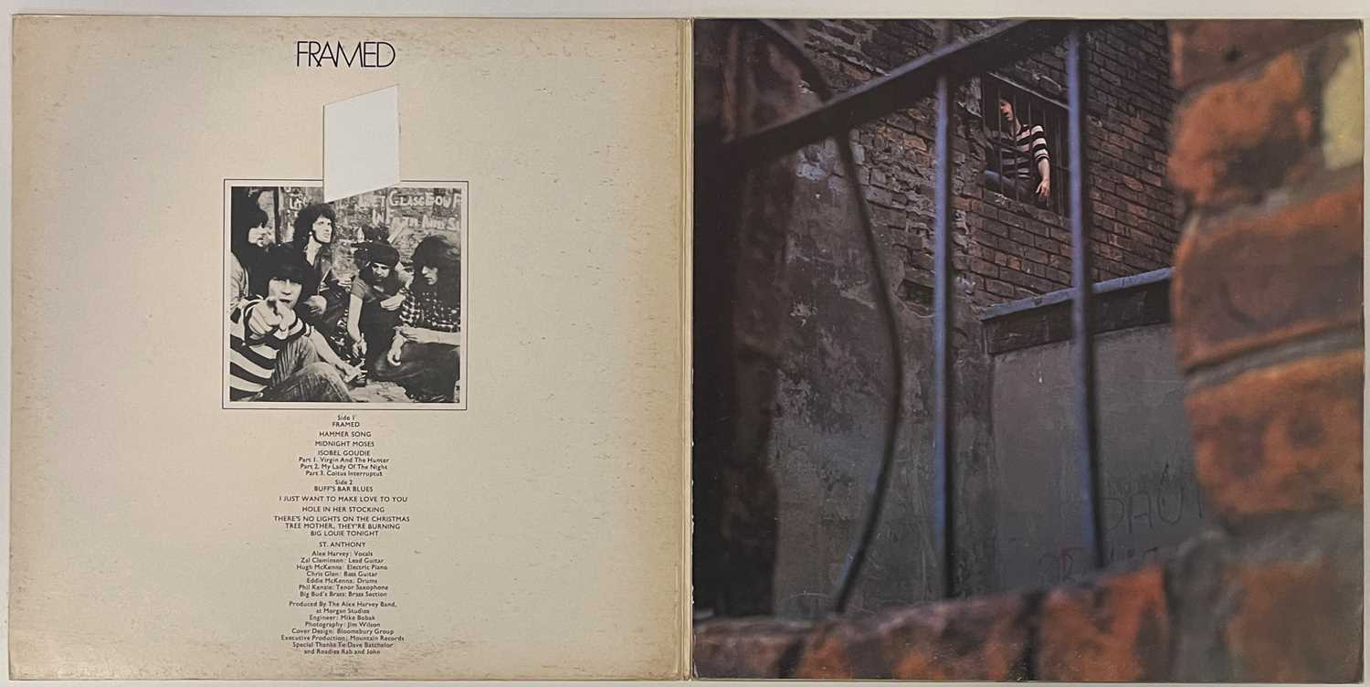 THE SENSATIONAL ALEX HARVEY BAND - FRAMED LP (ORIGINAL UK COPY - VERTIGO SWIRL 6360 081) - Image 3 of 3