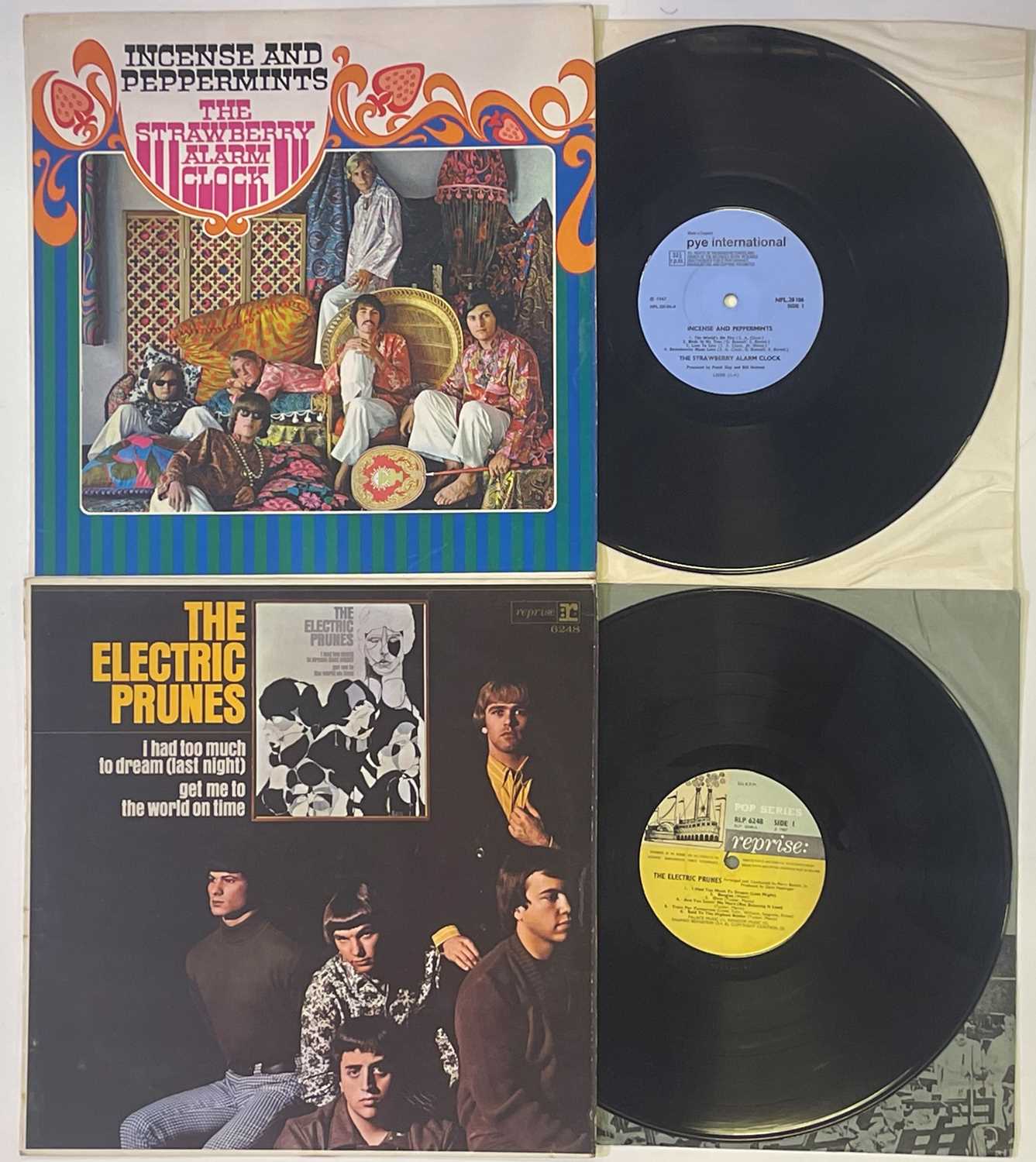 STRAWBERRY ALARM CLOCK/THE ELECTRIC PRUNES - ORIGINAL UK MONO LP RARITIES