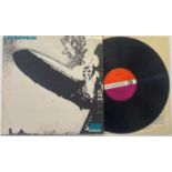 LED ZEPPELIN - LED ZEPPELIN 'I' LP (ORIGINAL UK 'TURQUOISE' LETTERING/SUPERHYPE COPY - ATLANTIC 5881