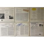 SIGNED CLASSICAL LPs - VIOLINISTS & CELLISTS