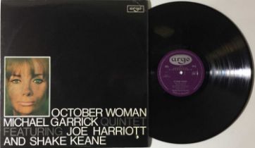 MICHAEL GARRICK QUINTET FEAT HARRIOTT & KEANE - OCTOBER WOMAN LP (UK ORIGINAL - ZDA 33)
