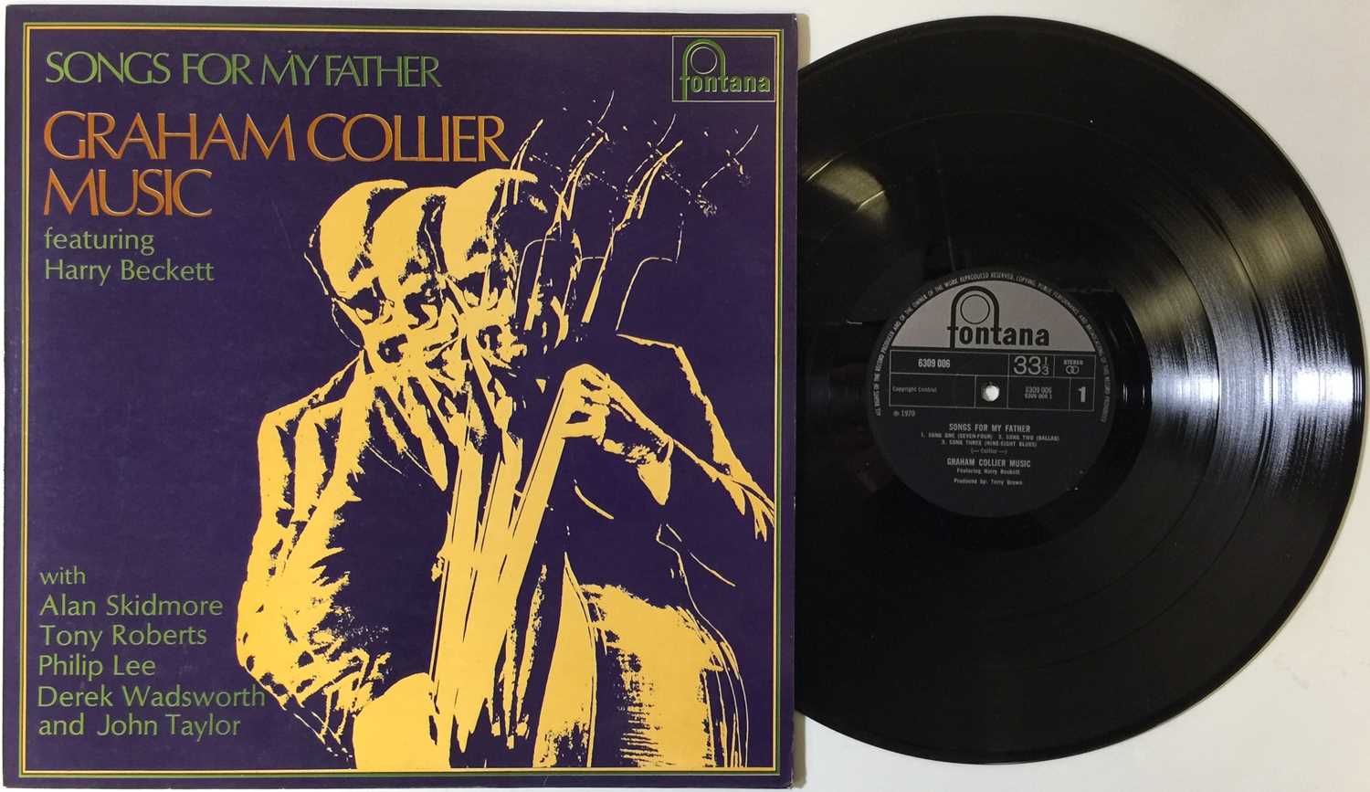 GRAHAM COLLIER MUSIC - SONGS FOR MY FATHER LP (UK PHILIPS - 6309 006)