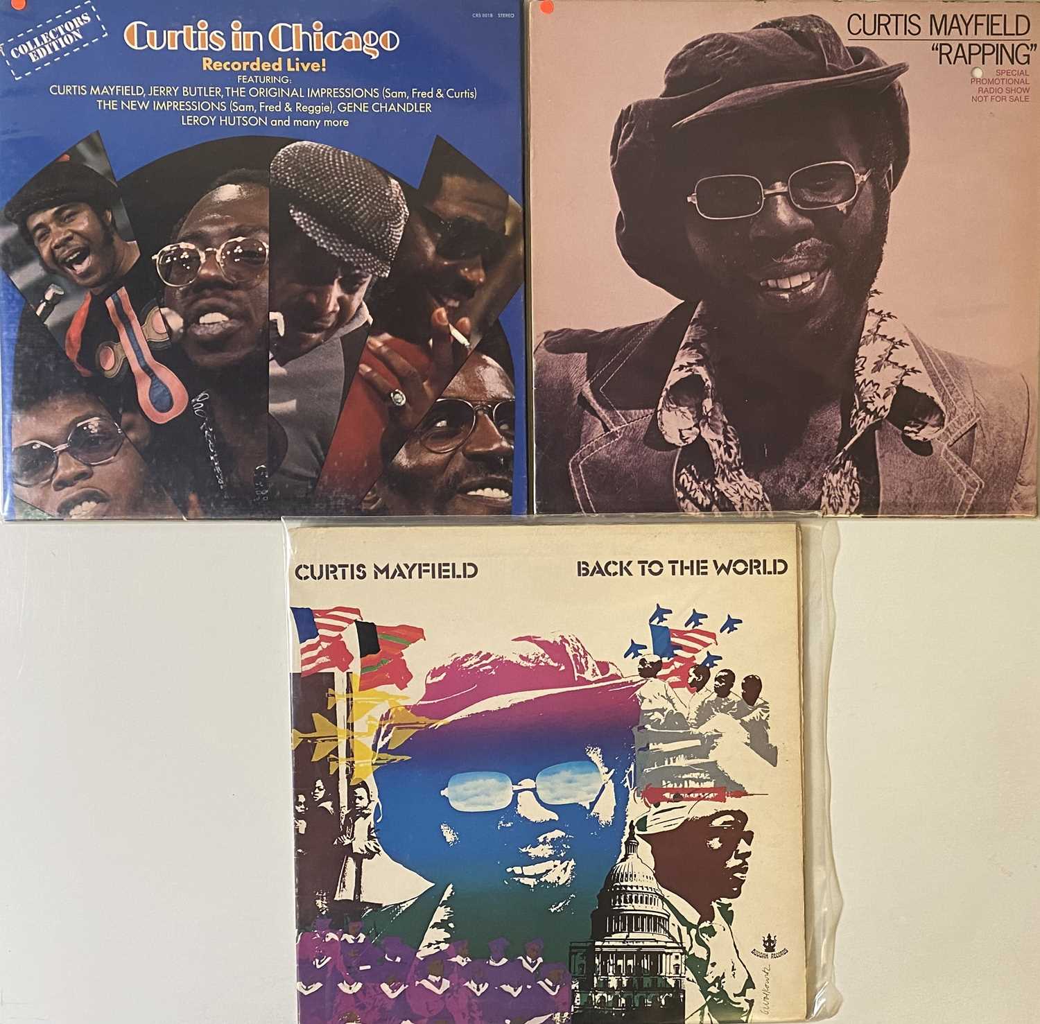CURTIS MAYFIELD / IMPRESSIONS - LP COLLECTION - Image 3 of 3